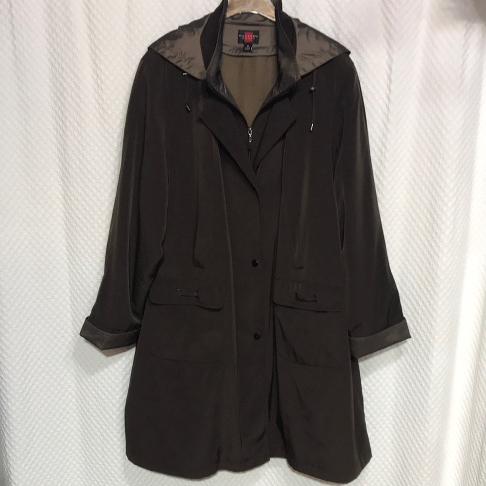 GALLERY WOMAN Brown Fully Lined Jacket